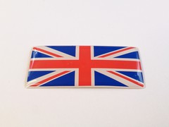 UNION JACK FLAG STICKER BADGE