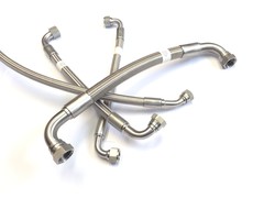 Stainless Steel Braided Oil Hose Kit