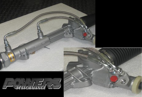 STEERING RACK BRAIDED PIPES